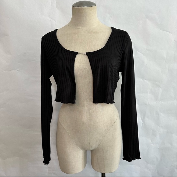 New Look Sweaters New Look 9s Cropped Cardigan With Crystal Detail